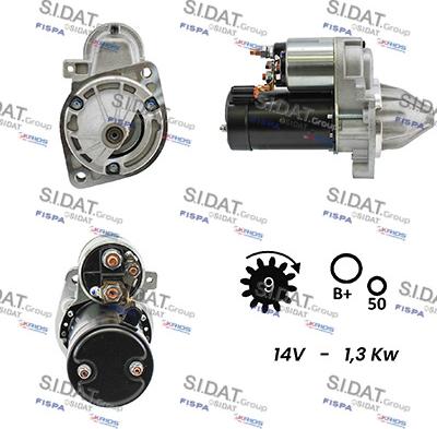 Sidat S12VA0118A2 - Démarreur cwaw.fr