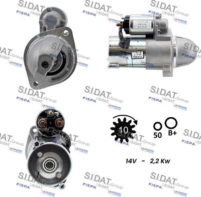 Sidat S12VA0808 - Démarreur cwaw.fr