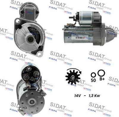 Sidat S12VA0813 - Démarreur cwaw.fr