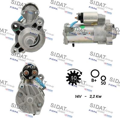 Sidat S12VS0481 - Démarreur cwaw.fr