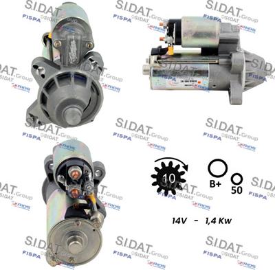 Sidat S12VS0694 - Démarreur cwaw.fr