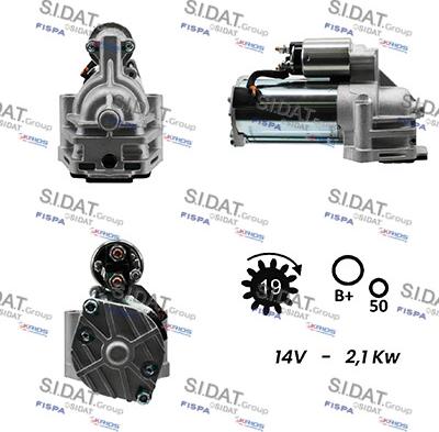 Sidat S12VS0032A2 - Démarreur cwaw.fr