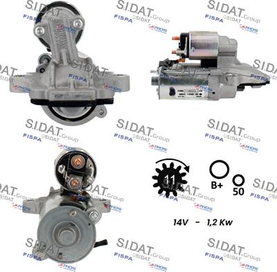 Sidat S12VS0803 - Démarreur cwaw.fr