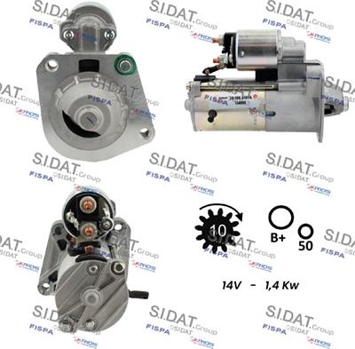 Sidat S12VS0369 - Démarreur cwaw.fr