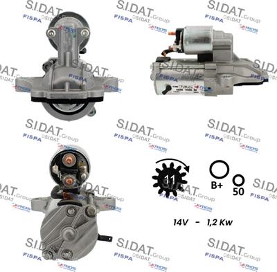 Sidat S12VS0283 - Démarreur cwaw.fr