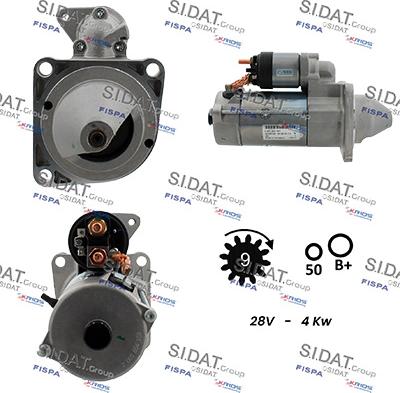 Sidat S24BH0045 - Démarreur cwaw.fr