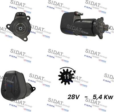 Sidat S24BH0040A2 - Démarreur cwaw.fr