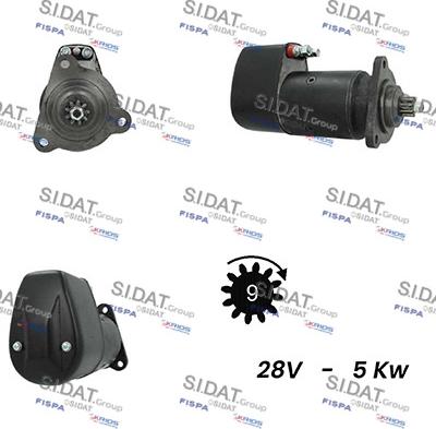 Sidat S24BH0060A2 - Démarreur cwaw.fr