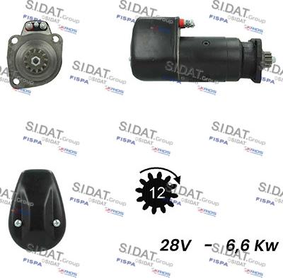 Sidat S24BH0080A2 - Démarreur cwaw.fr