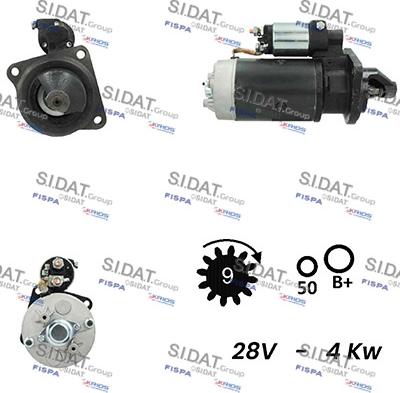 Sidat S24BH0036A2 - Démarreur cwaw.fr