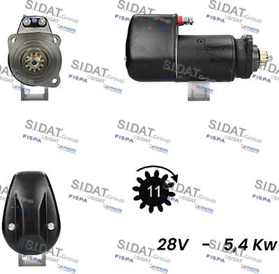 Sidat S24BH0024A2 - Démarreur cwaw.fr