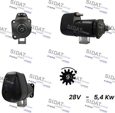 Sidat S24BH0020A2 - Démarreur cwaw.fr