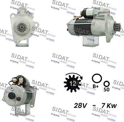 Sidat S24BH0071A2 - Démarreur cwaw.fr