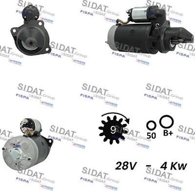 Sidat S24BH0144A2 - Démarreur cwaw.fr