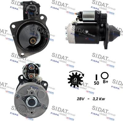 Sidat S24BH0157A2 - Démarreur cwaw.fr