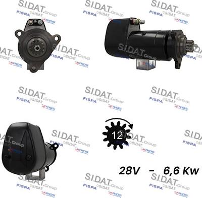 Sidat S24BH0101A2 - Démarreur cwaw.fr