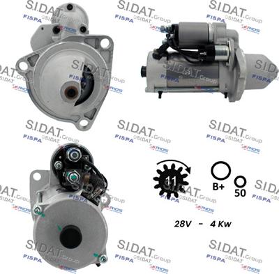 Sidat S24BH0114A2 - Démarreur cwaw.fr