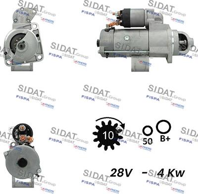 Sidat S24BH0115A2 - Démarreur cwaw.fr