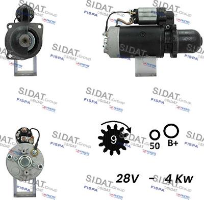 Sidat S24BH0121A2 - Démarreur cwaw.fr