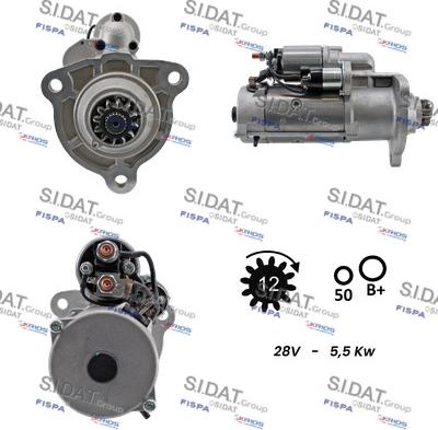 Sidat S24BH0123A2 - Démarreur cwaw.fr