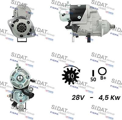 Sidat S24DE0096A2 - Démarreur cwaw.fr