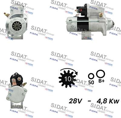 Sidat S24DE0002A2 - Démarreur cwaw.fr