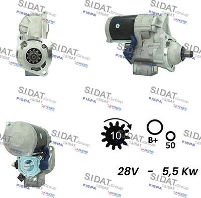 Sidat S24DE0129A2 - Démarreur cwaw.fr