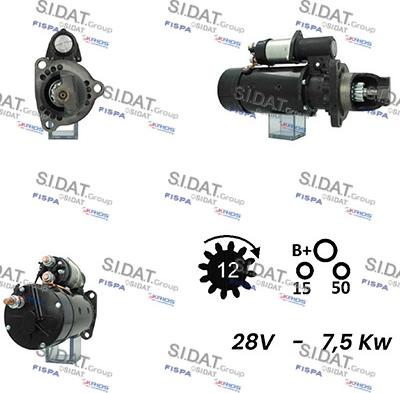 Sidat S24DR0089A2 - Démarreur cwaw.fr