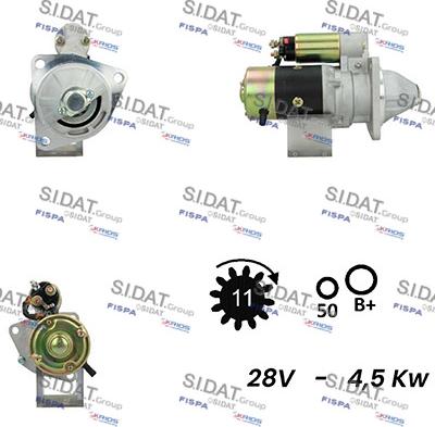 Sidat S24HT0140A2 - Démarreur cwaw.fr