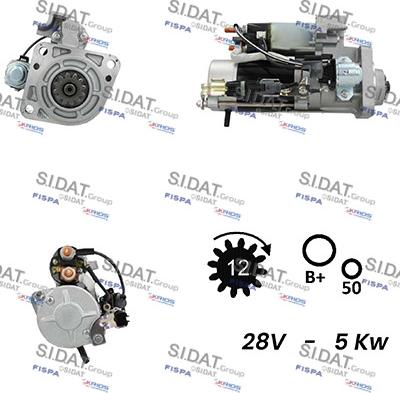 Sidat S24MH0068A2 - Démarreur cwaw.fr