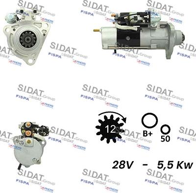 Sidat S24MH0026 - Démarreur cwaw.fr