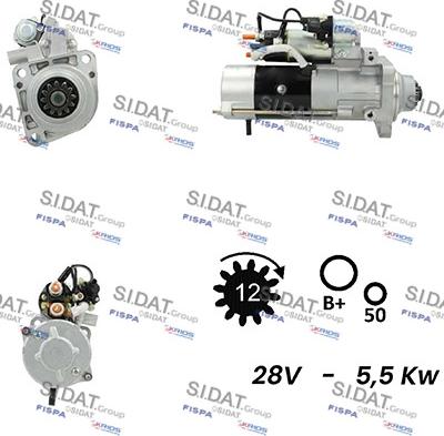 Sidat S24MH0021A2 - Démarreur cwaw.fr