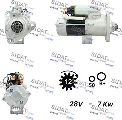 Sidat S24MH0071A2 - Démarreur cwaw.fr