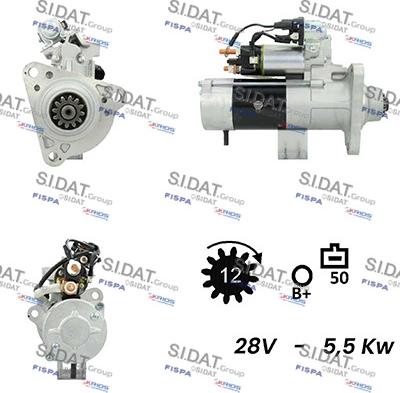 Sidat S24MH0073A2 - Démarreur cwaw.fr