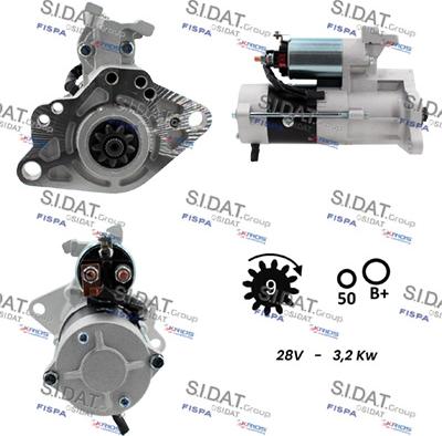 Sidat S24MH0159A2 - Démarreur cwaw.fr