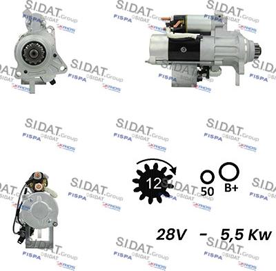 Sidat S24MH0110 - Démarreur cwaw.fr