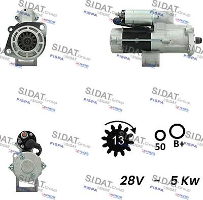 Sidat S24NK0030A2 - Démarreur cwaw.fr