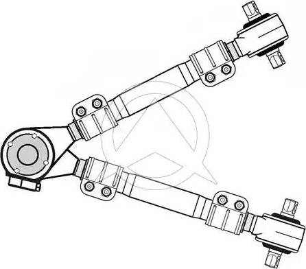 Sidem 50049 - Bras de liaison, suspension de roue cwaw.fr