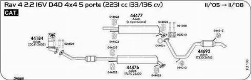 Sigam 034012 - Suspension, échappement cwaw.fr