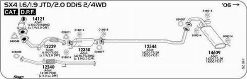 Sigam 018014 - Suspension, échappement cwaw.fr