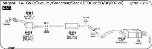 Sigam 050038 - Suspension, échappement cwaw.fr