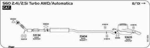 Sigam 018016 - Suspension, échappement cwaw.fr