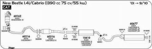 Sigam 010039 - Suspension, échappement cwaw.fr