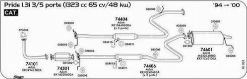 Sigam 034011 - Suspension, échappement cwaw.fr