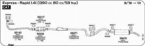 Sigam 050022 - Raccord de tuyau, système d'échappement cwaw.fr