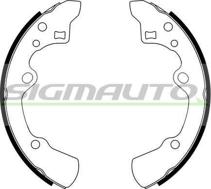 SIGMAUTO SFA779 - Jeu de mâchoires de frein cwaw.fr