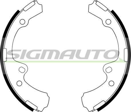 SIGMAUTO SFA940 - Jeu de mâchoires de frein cwaw.fr