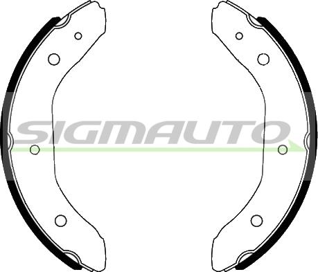 SIGMAUTO SFA988 - Jeu de mâchoires de frein cwaw.fr