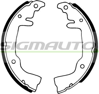 SIGMAUTO SFA371 - Jeu de mâchoires de frein cwaw.fr