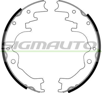 SIGMAUTO SFA784 - Jeu de mâchoires de frein cwaw.fr